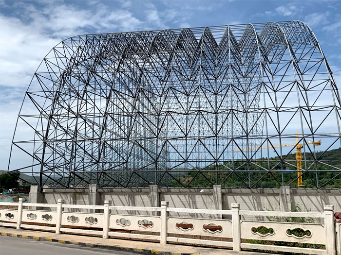 永安山寨矿储煤棚网架